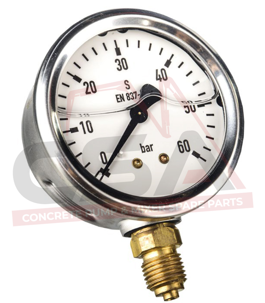 PRESSURE GAUGE 60 BAR (60 bar basınç saati)-CSA-1370-CSA-1370